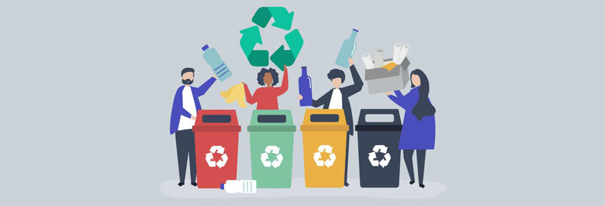 Programme de recyclage au bureau
